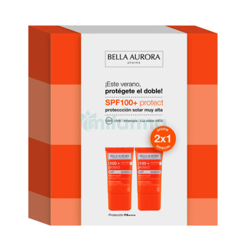 Bella Aurora Protector Solar SPF100  40ml DUPLO