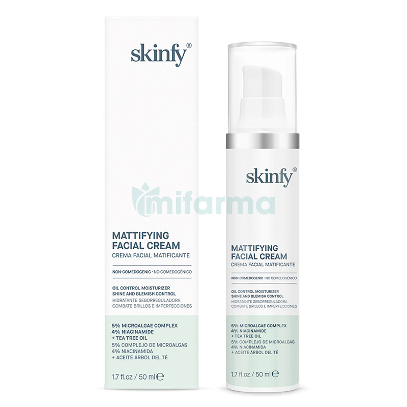 Crema Hidratante Matificante Oily Skin Skinfy 50 ml