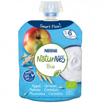 Nestle Naturnes BIO Pouch Manzana y Cereales  6m 90gr