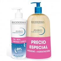 Bioderma Pack Atoderm Intensive Baume 500ml + Atoderm Aceite Ducha 1 Litro