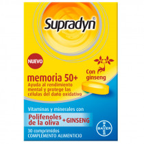 Supradyn Memoria +50 Años Vitaminas 30 Comprimidos