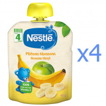 Nestle Bolsita Plátano y Manzana 4 x 90gr