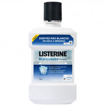 Listerine Enjuague Bucal Blanqueador Avanzado 1 Litro