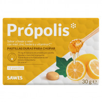 Sawes Propolis Miel, Zinc, Hedera, Vit C sabor limón 30gr