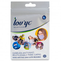 LOVYC Gamuza Antivaho Reutilizable para Gafas 1 Ud